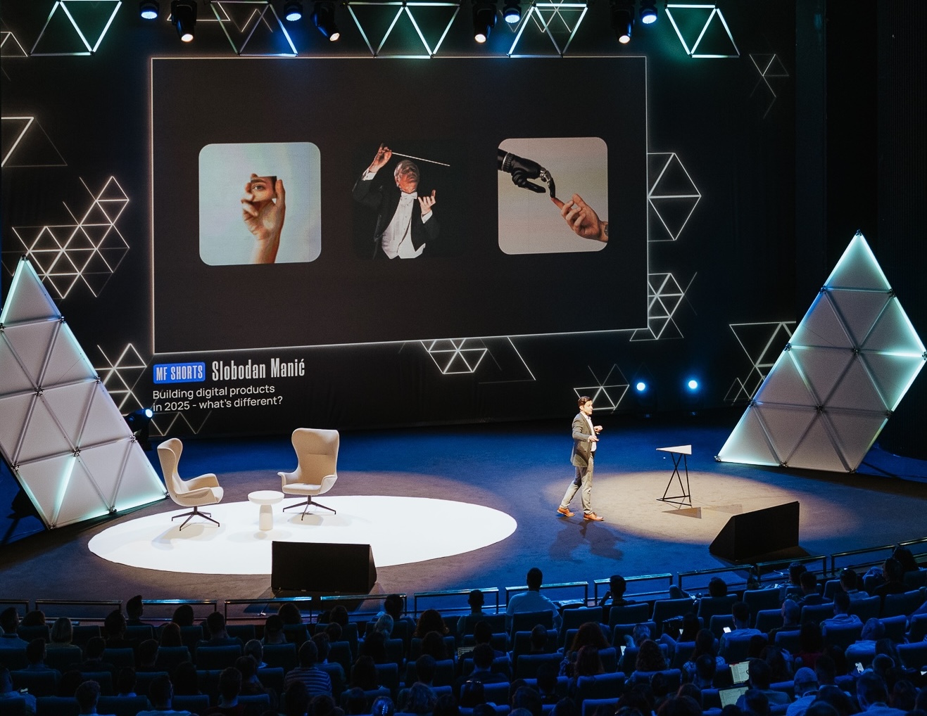 Slobodan Manić speaking at Marketing Festival in Brno